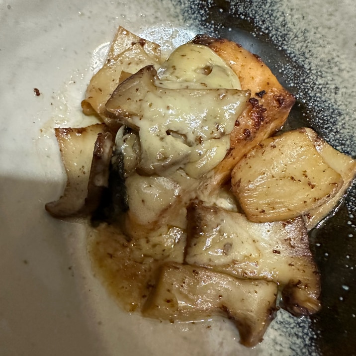 鮭のバター炒め